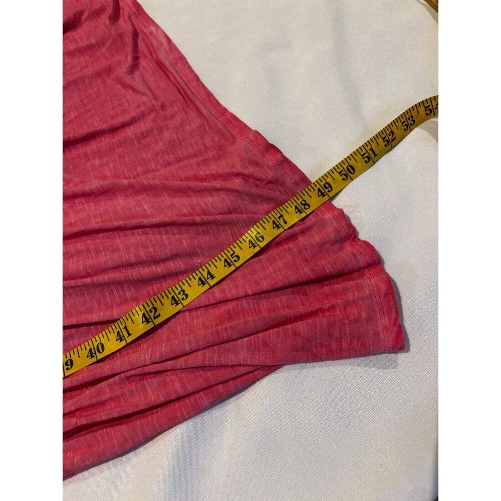 Knox Rose Womens sz S Maxi Dress Pink Tiered Boho peasant career travel comfy - Picture 4 of 7